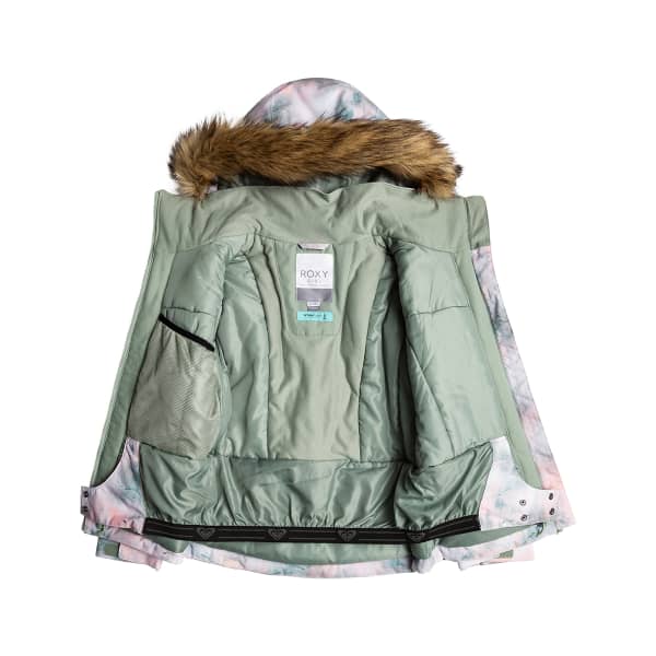 Veste de ski ROXY PIE GIRL SEA PINE MYSTERY FOG