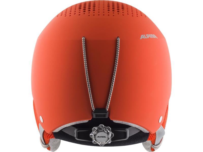 alpina Helm Zupo Pumpkin-Orange Mat, S Kinder-Skihelm