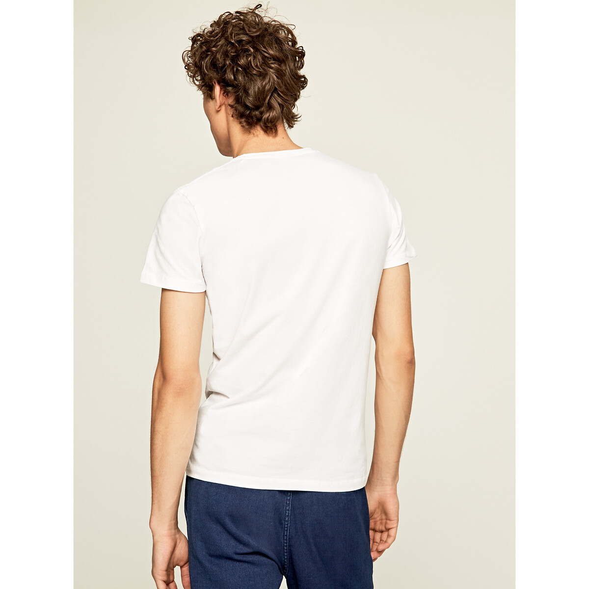 PEPE JEANS<br>Camiseta com gola redonda Original Stretch