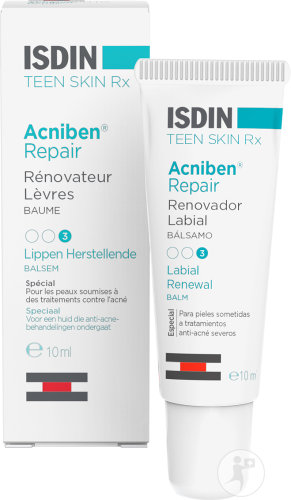 Isdin Teen Skin Rx Acniben Repair Baume À Lèvres Tube 10ml