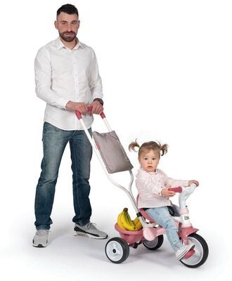 Smoby Be Move Trehjuling Comfort, Rosa