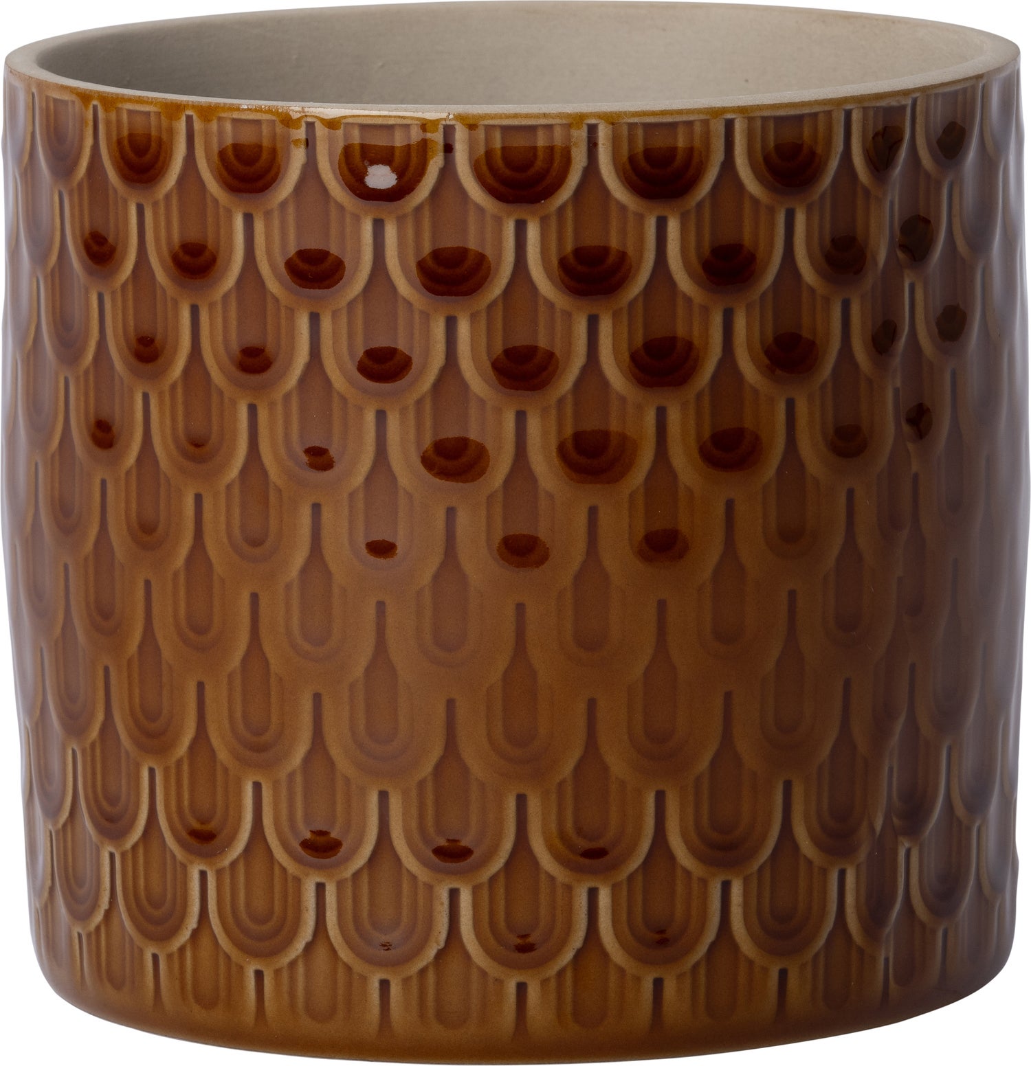 Intratuin bloempot Goos donker bruin D 14,5 H 12,8 cm