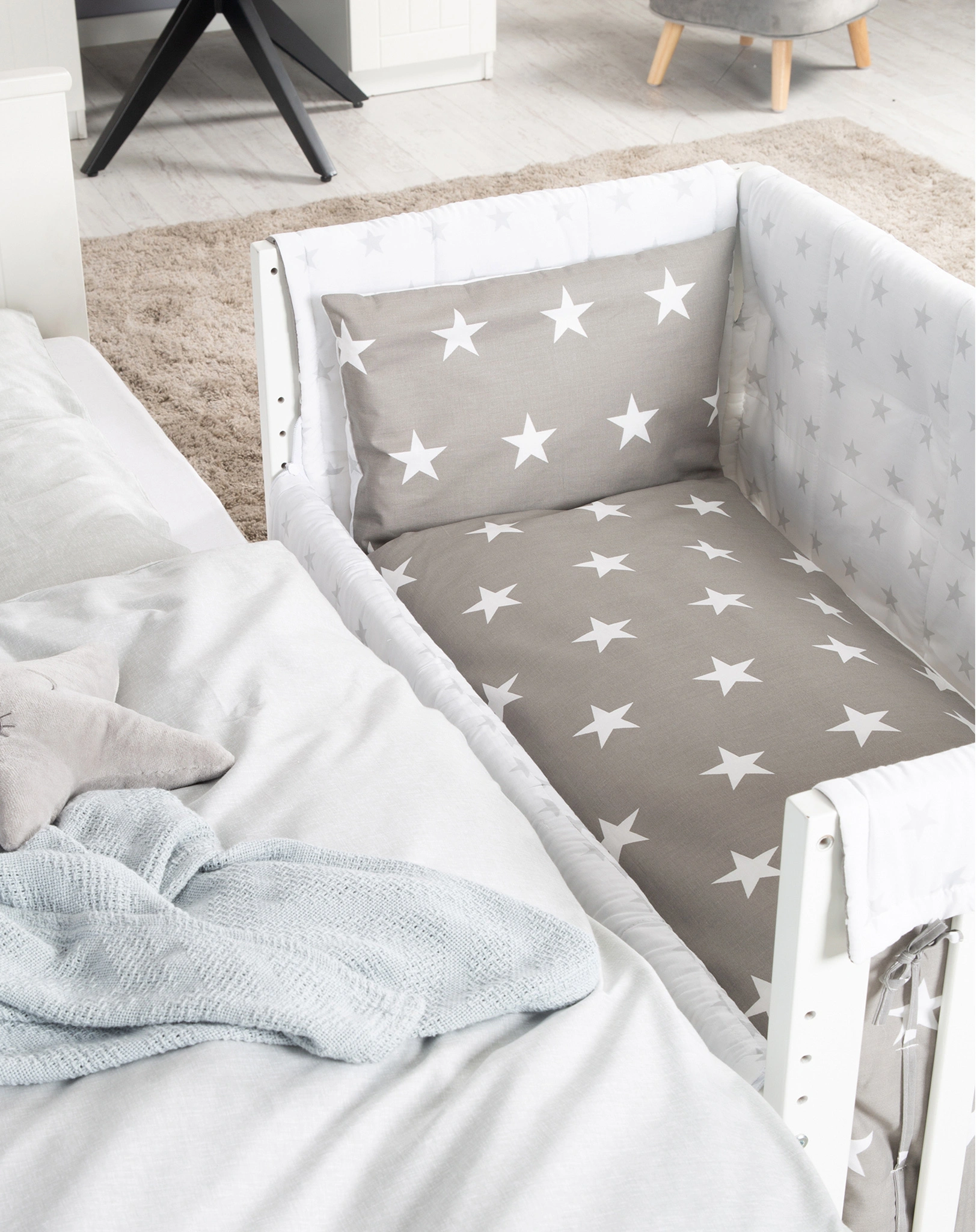 Beistellbett LITTLE STARS 3 in 1 Komplett-Set