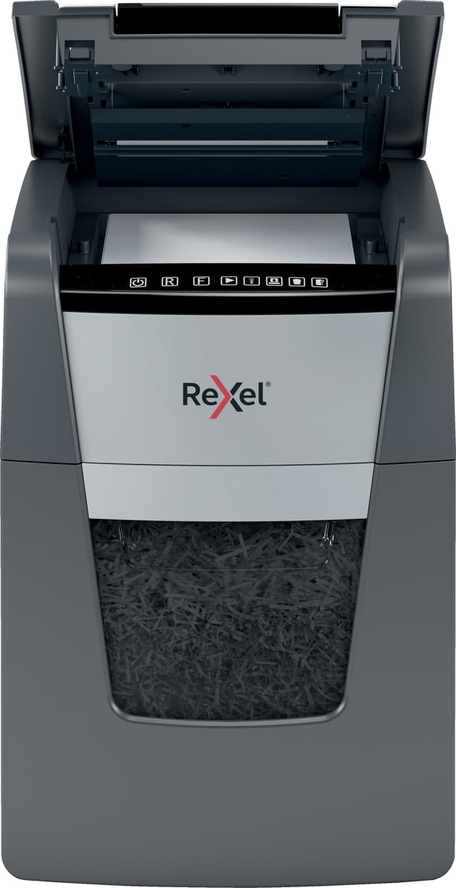 Rexel Optimum AutoFeed+ 100X tværskåret makulator