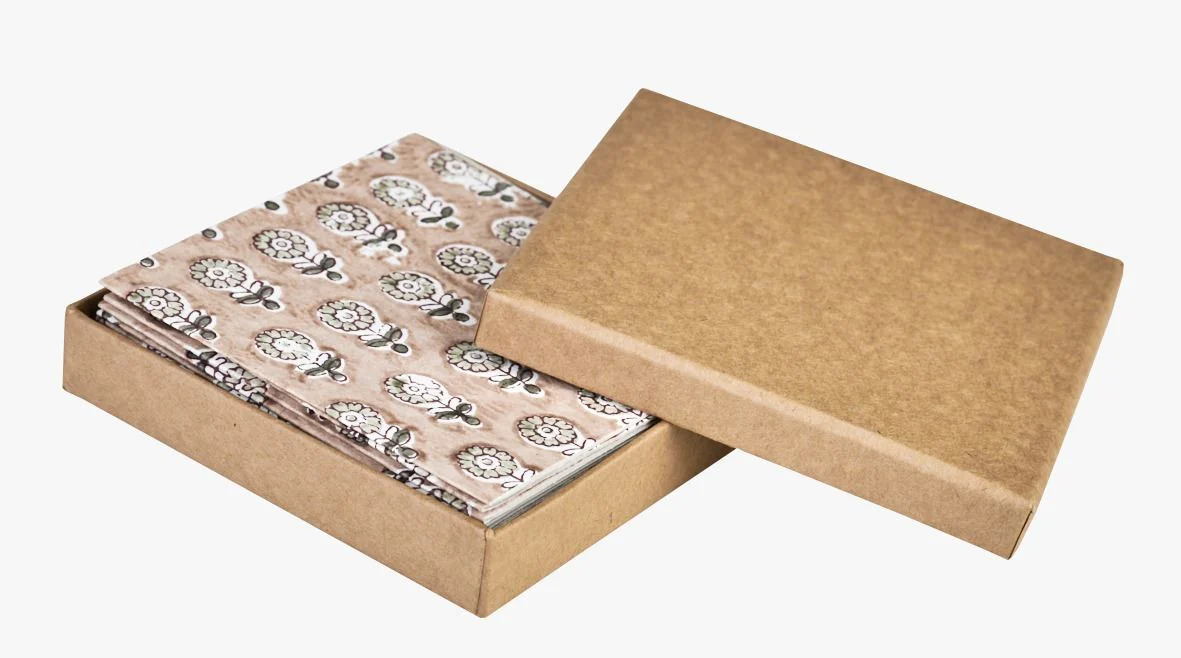 Kort m/konvolutt               multi beige - 8,9x12,7 cm