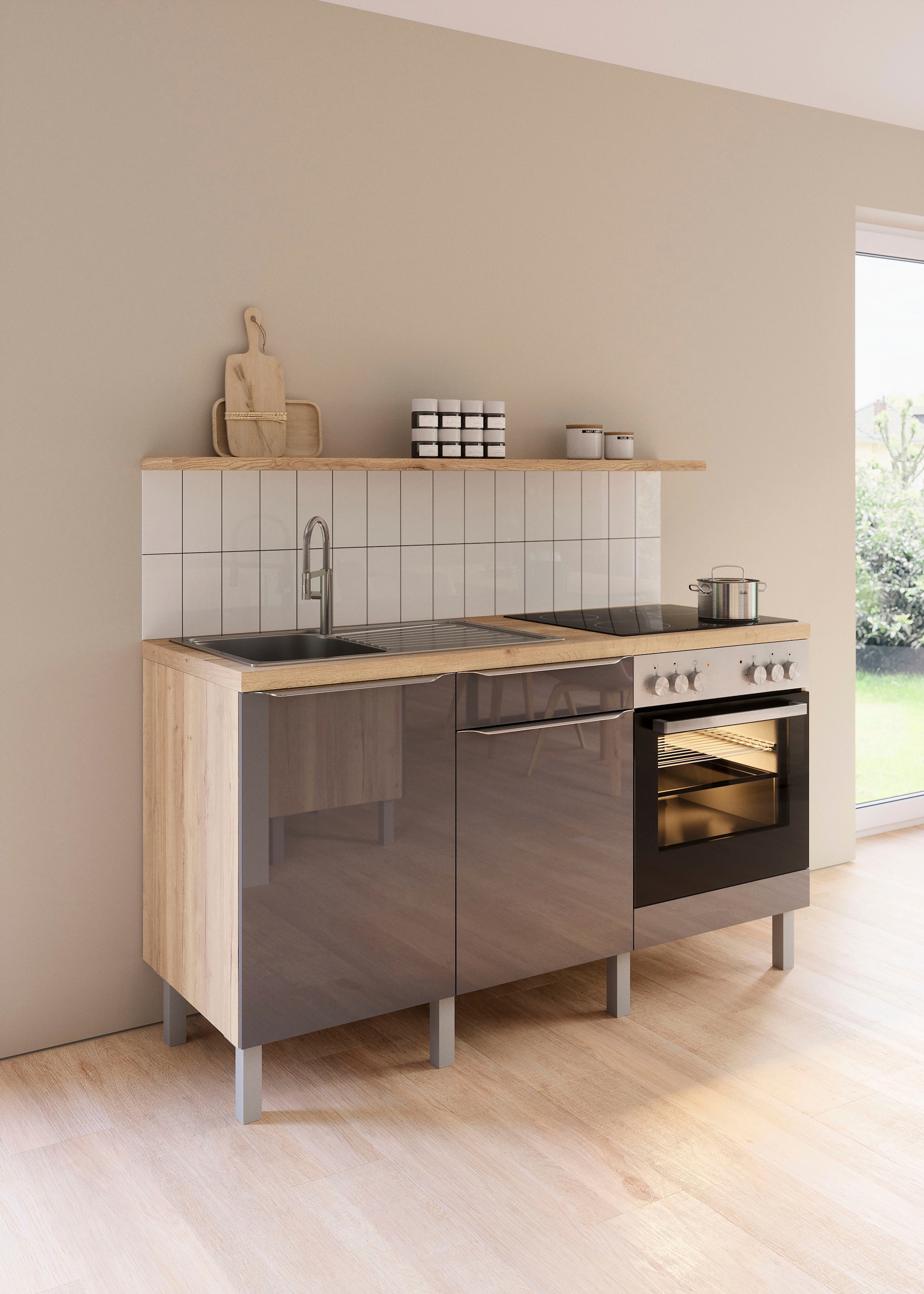 OPTIFIT Küche »Lilly2« Breite 160 cm, wahlweise mit E-Geräten