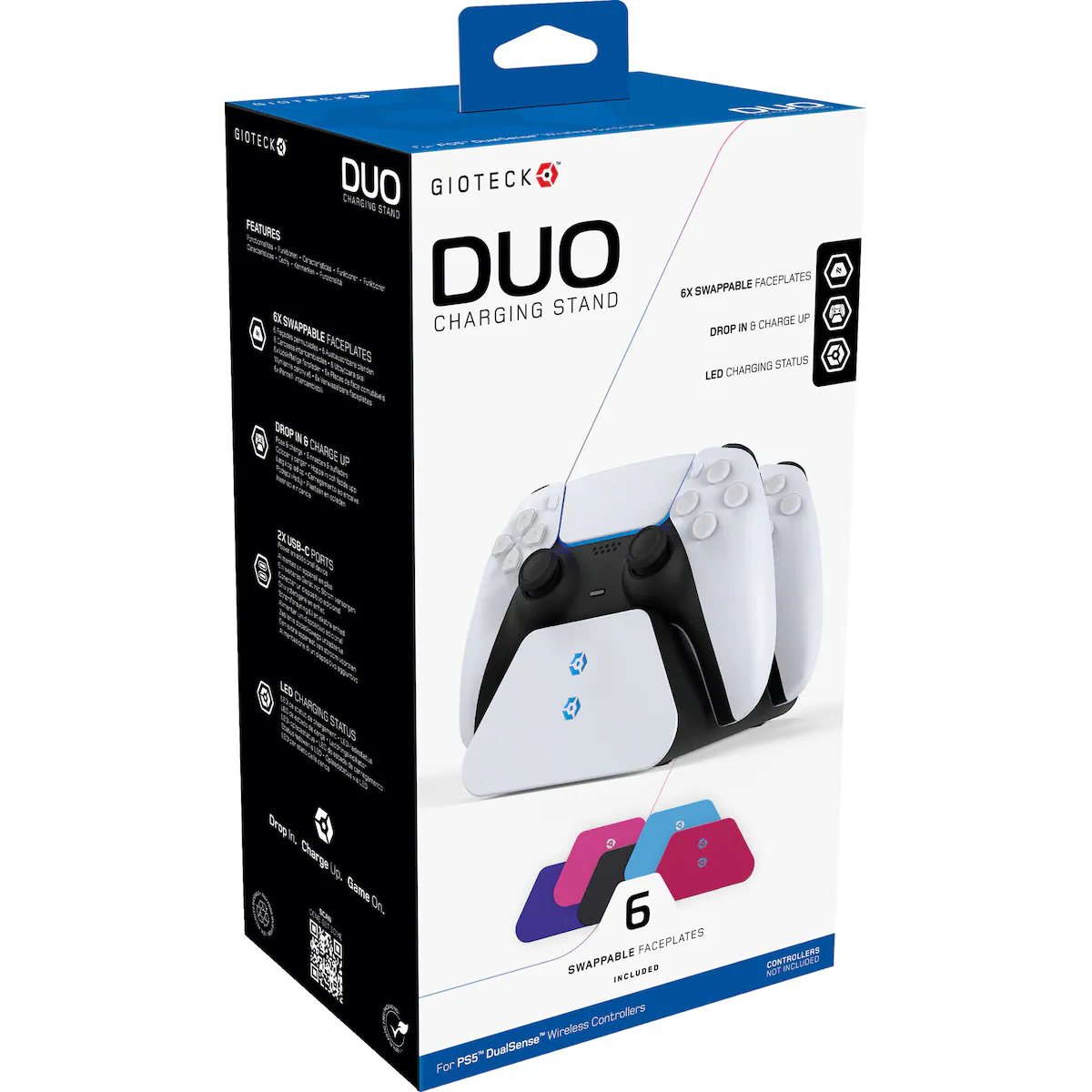 Gioteck Duo PlayStation 5 ladestasjon for kontroller