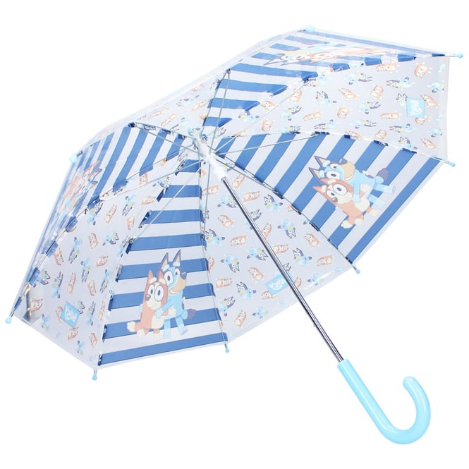 Bluey - Regenschirm - Junp into Fun - blau