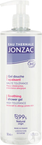 Eau Thermale Jonzac Gel Douche Haute Tolérance Non Parfumé Bio Toutes Peaux Flacon-Pompe 500ml