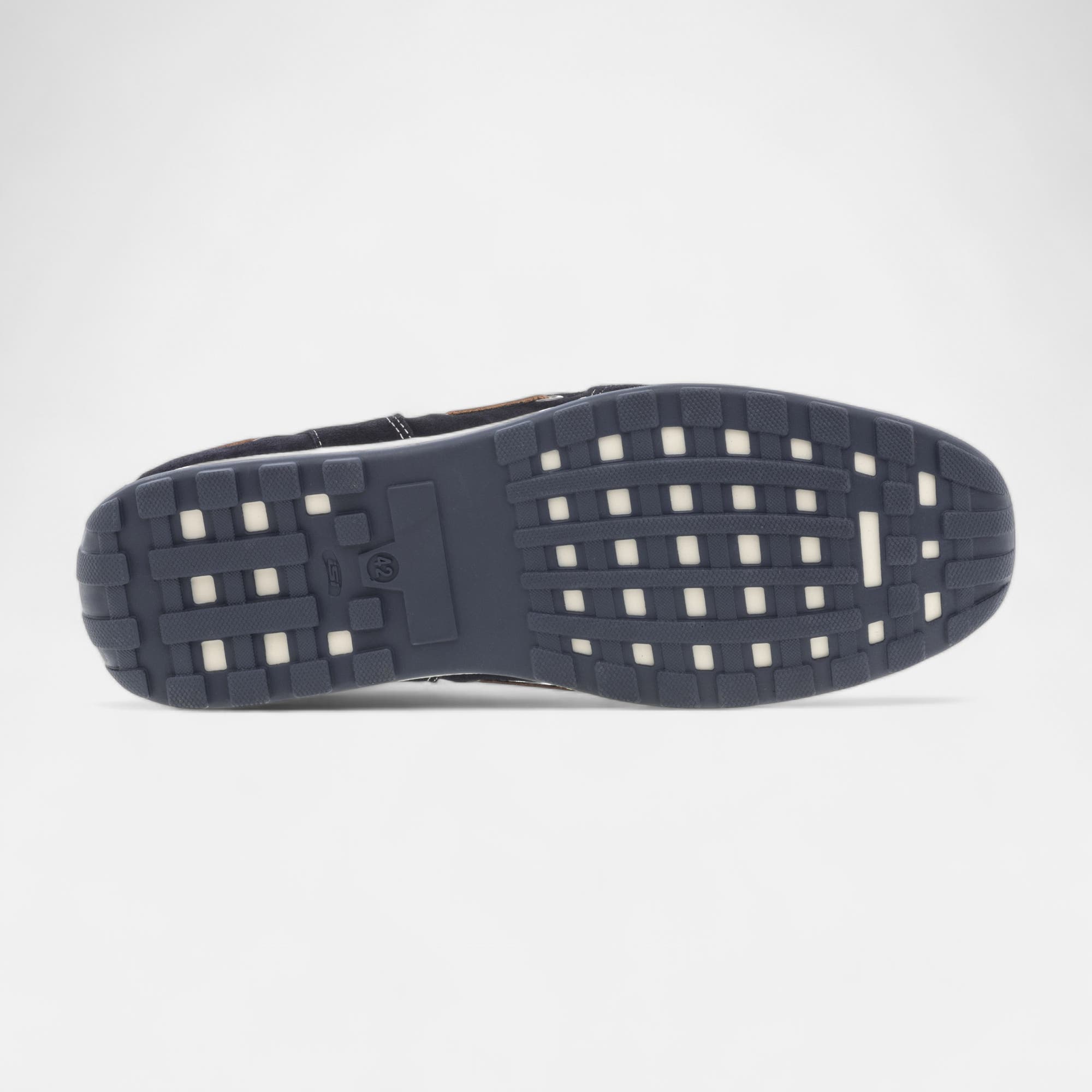 Chaussures bateau Homme en cuir bleu marine