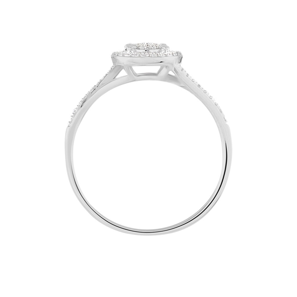 Bague Or Blanc Verna Diamants Cercle