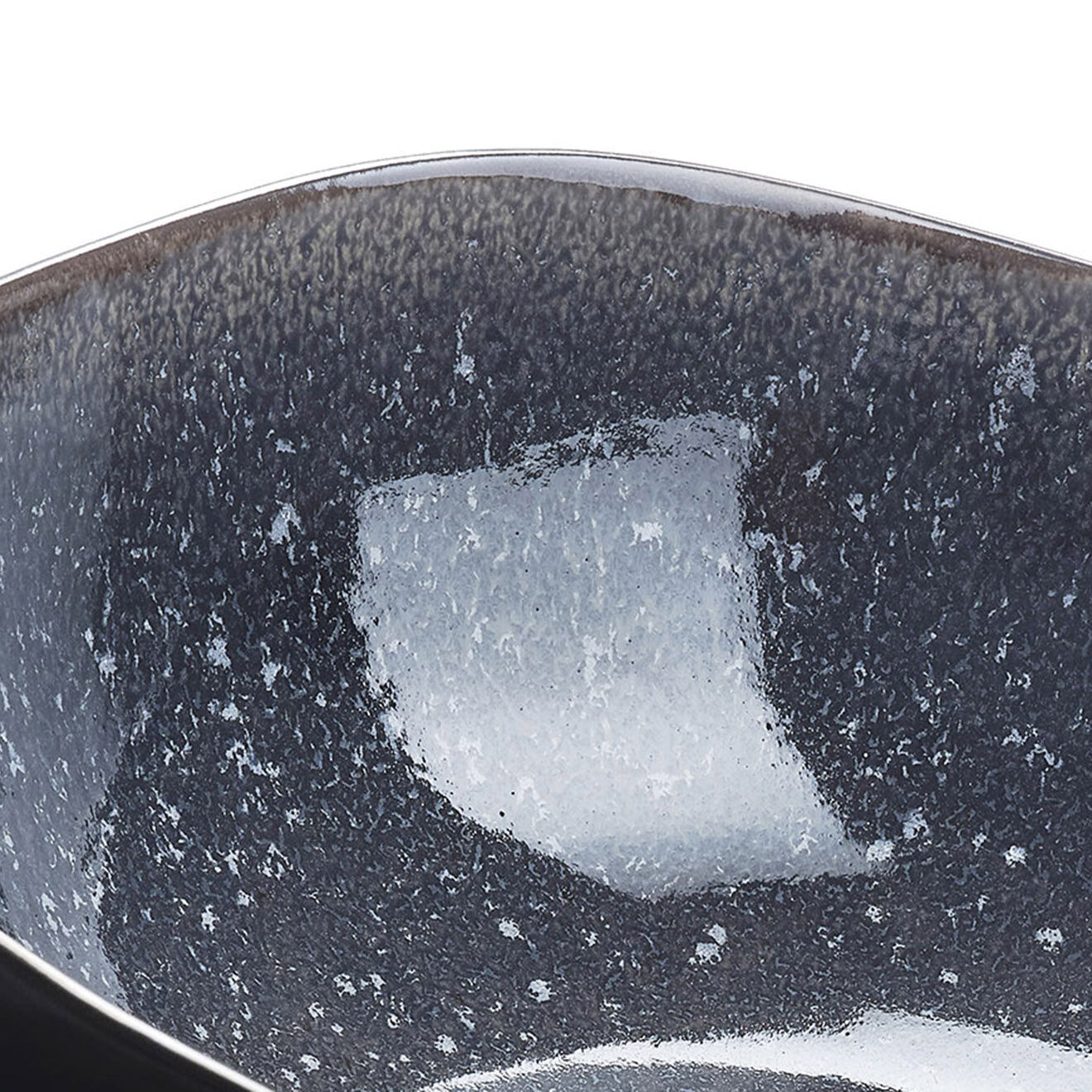 Bjorn 2 Saladiers en Grès Iris bleu foncé - 24x8.5/28.5x10 cm