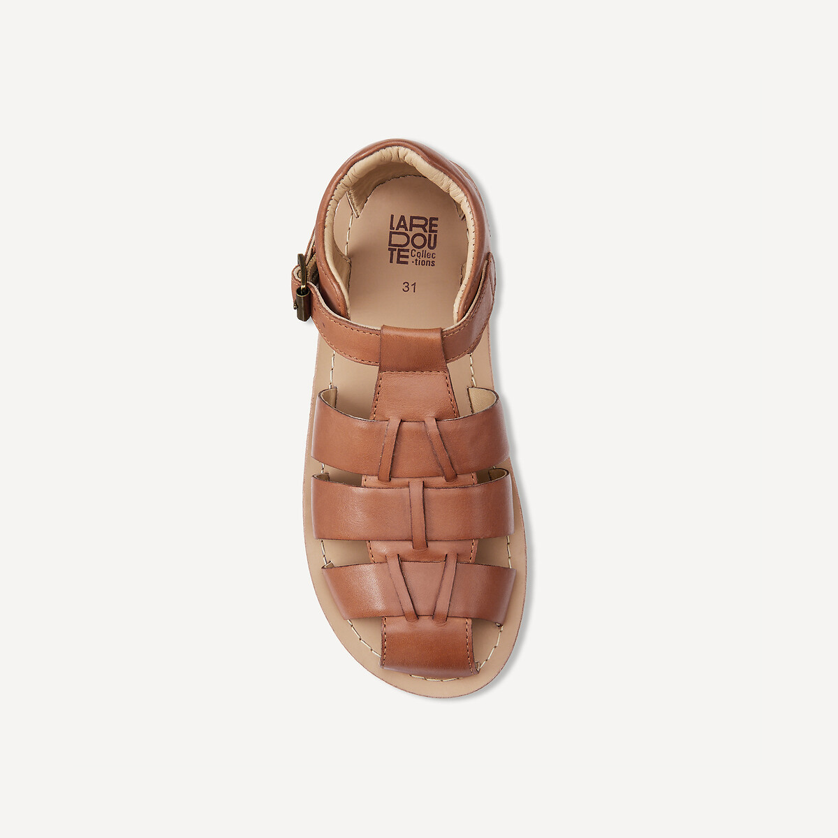 COLEÇÕES LA REDOUTE<br>Leren sandalsen