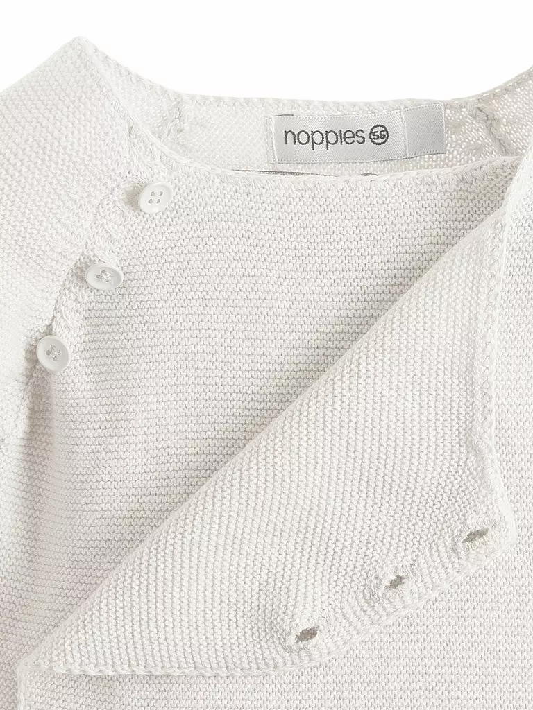 NOPPIES Baby Strickjacke PINO weiss