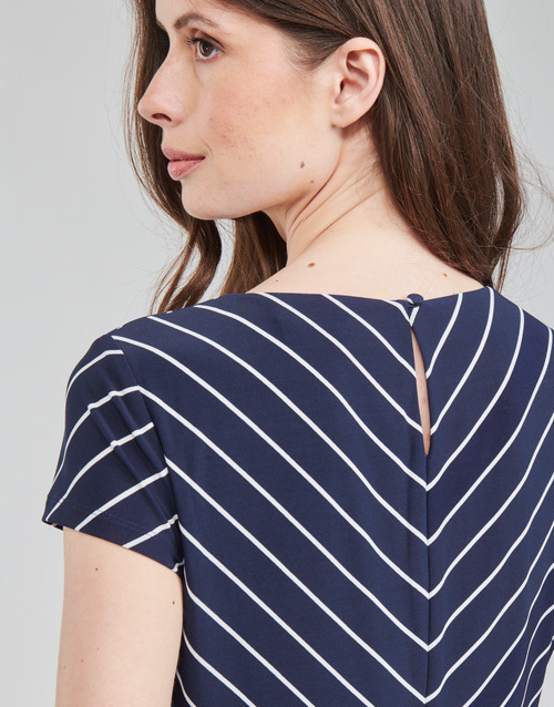 Lauren Ralph Lauren - PIPPA-CAP SLEEVE-DAY DRESS Azul
