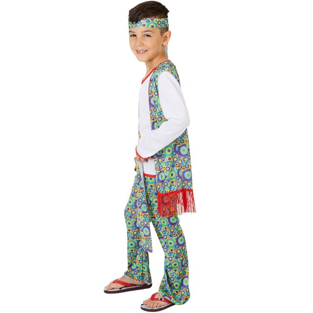 Hippie Boy børnekostume