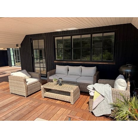 Vila Gotland loungesæt 3-personers sofa - naturfarvet
