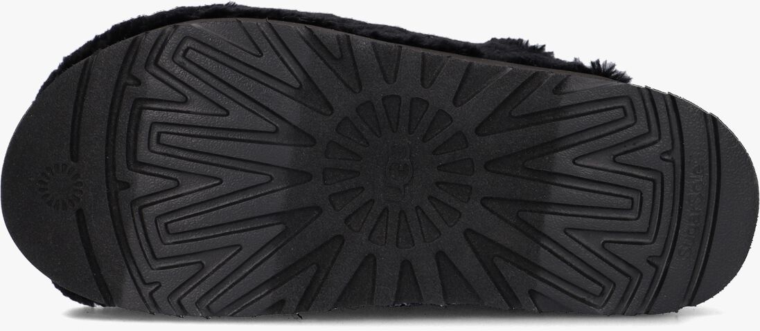 UGG zwarte ugg pantoffels w fuzz sugar  slide