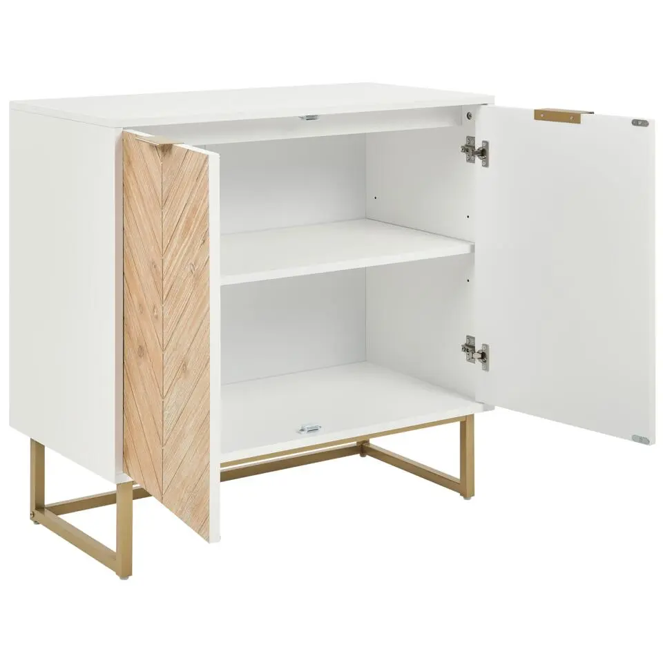 ALASKA - Dressoir - Lichtbruin/Wit - Hout