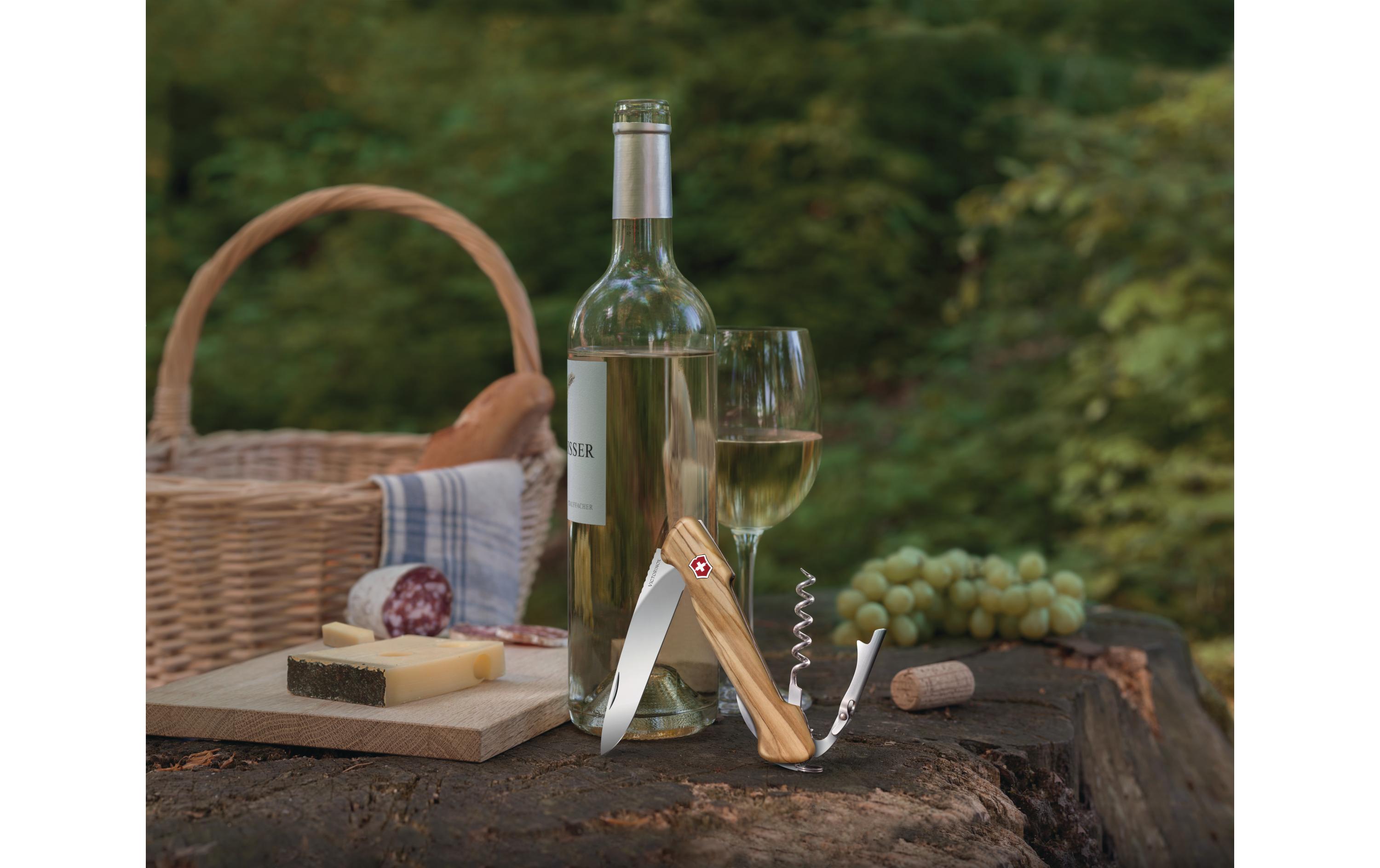 Taschenmesser Wine Master Olivenbaum<br>Schweizer Sackmesser