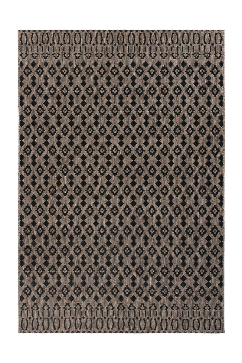 Outdoor-Kurzflorteppich SPLASH 700 - grau-braun - 80x150 cm