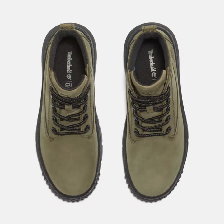 Bota Greyfield feminina na cor verde.