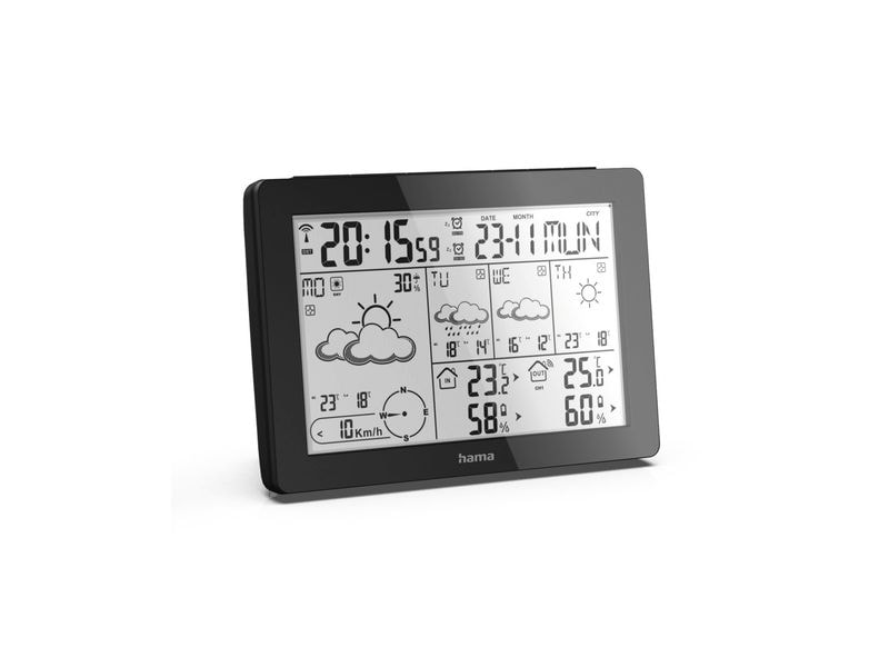 Hama Wetterstation Meteotime, Schwarz Wettervorhersage-Center