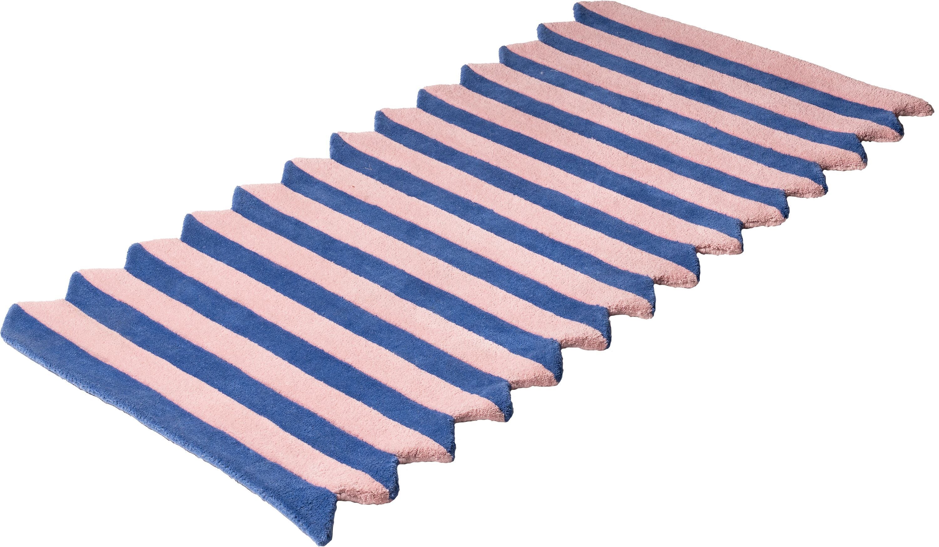 HOMEWORKS Teppich - rosa / B: 80.0 cm x T: 150.0 cm
