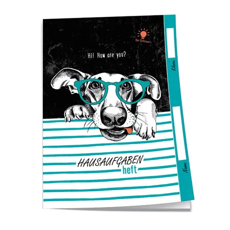 Trötsch Hausaufgabenheft für Schlaue COOL DOG A5