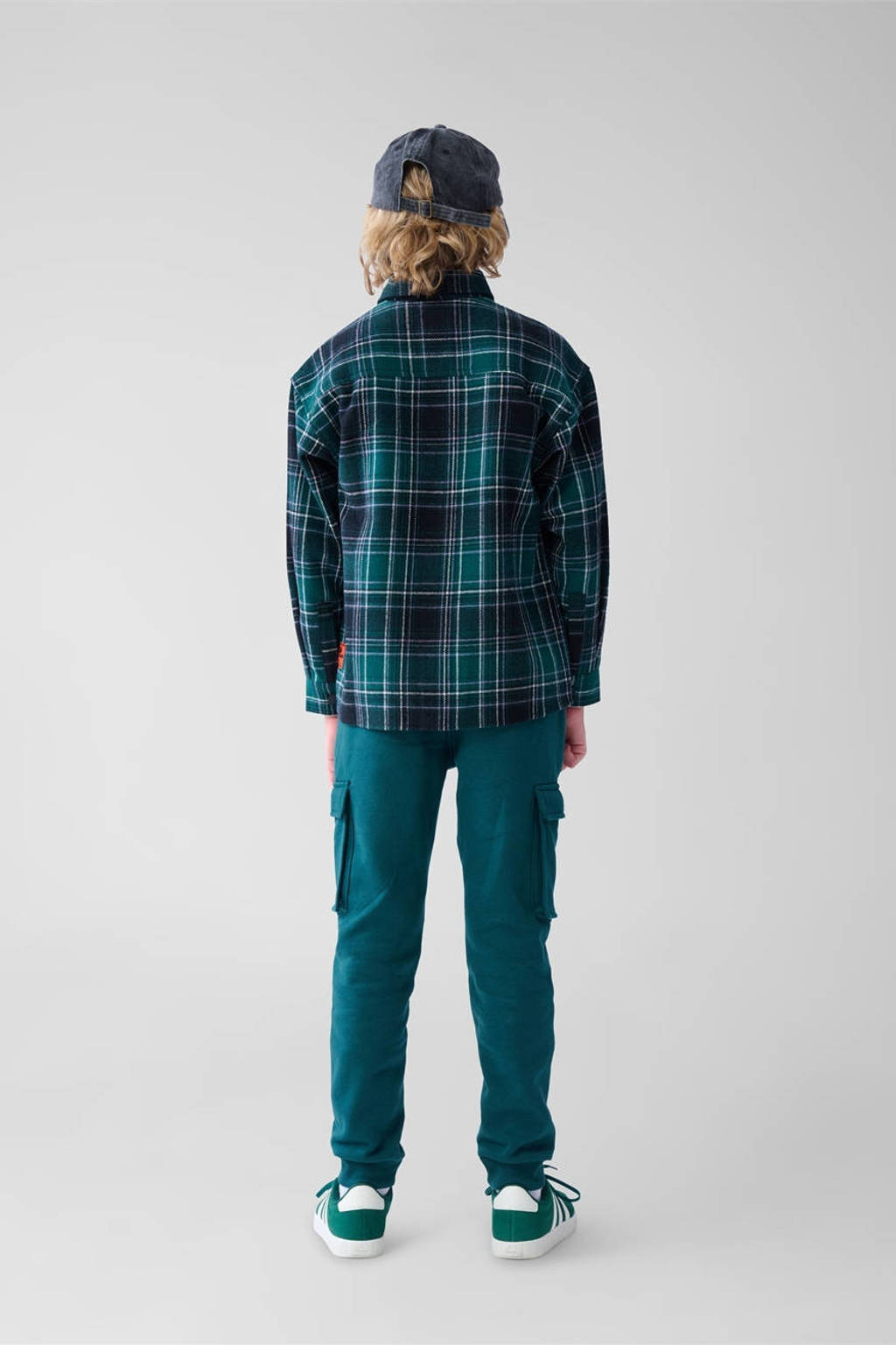 Shoeby overshirt groen/blauw