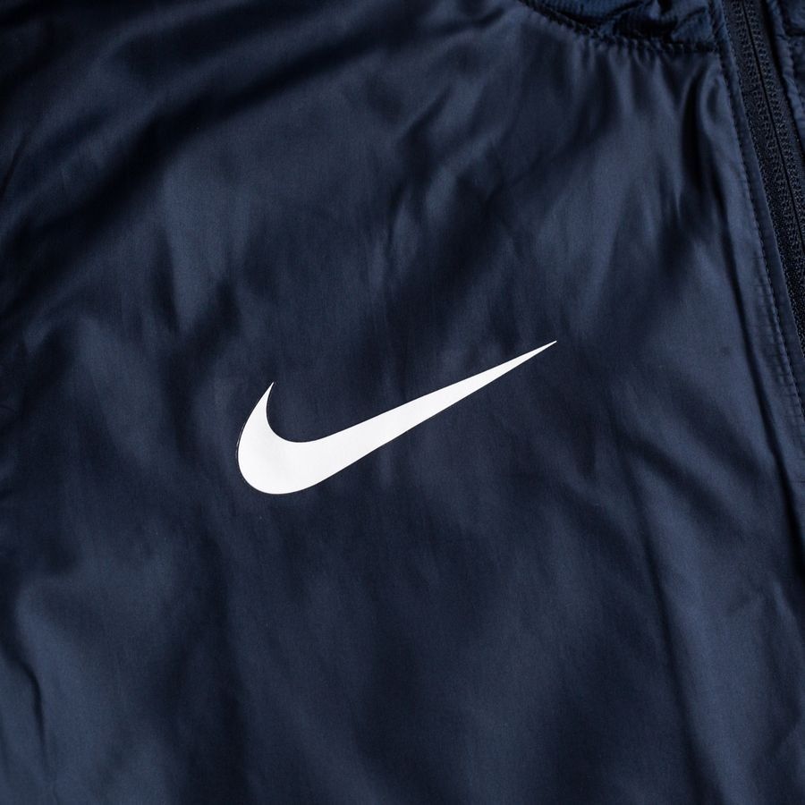 Crécy FC Veste de Pluie Imperméable Park 20 - Bleu Foncé/Blanc