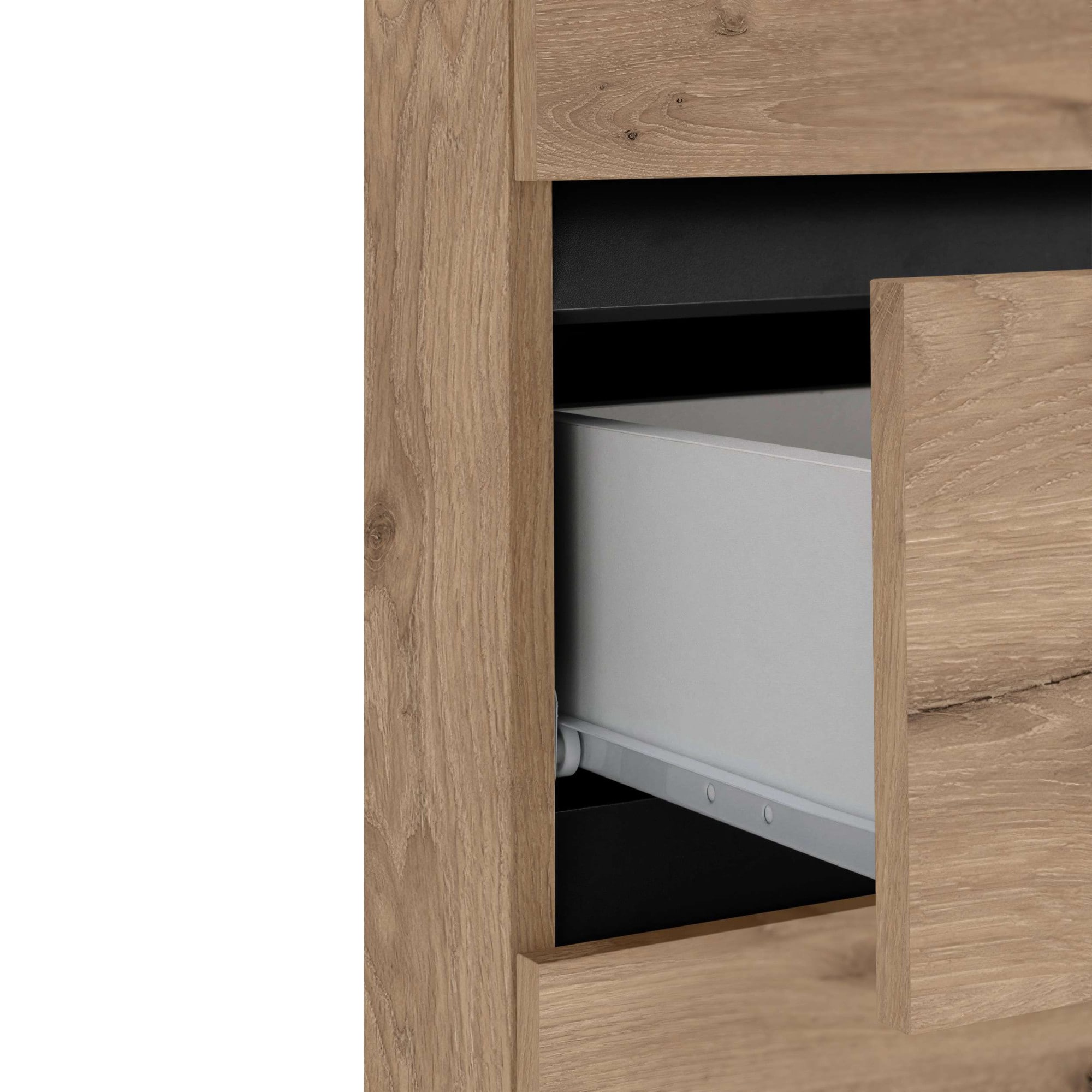 Home affaire Midischrank »Wisla« mit 4 Türen & 1 Schublade, Breite 76 cm, Höhe 130 cm