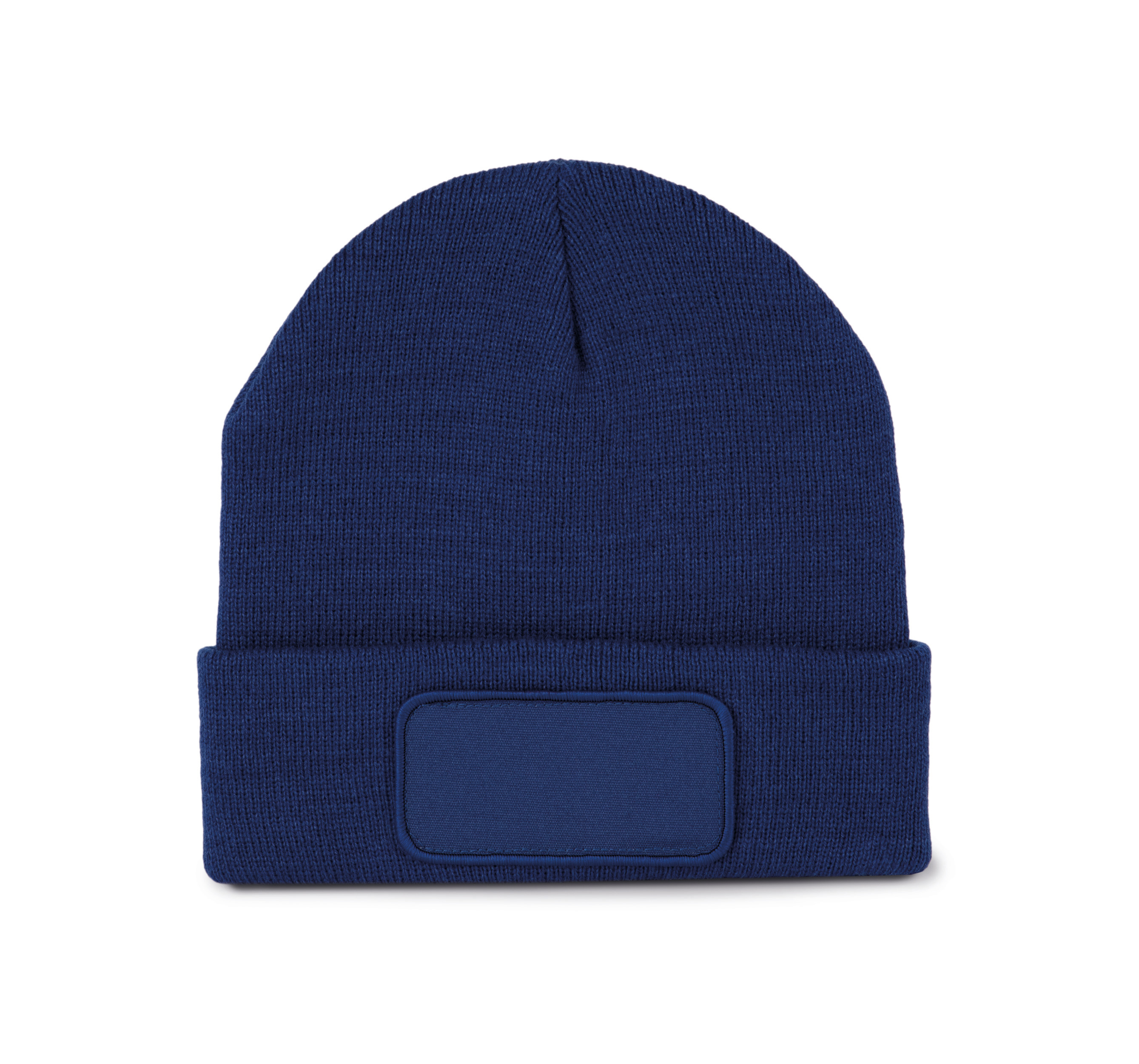 K-up KP895 - Bonnet Tricoté avec Patch Personnalisable