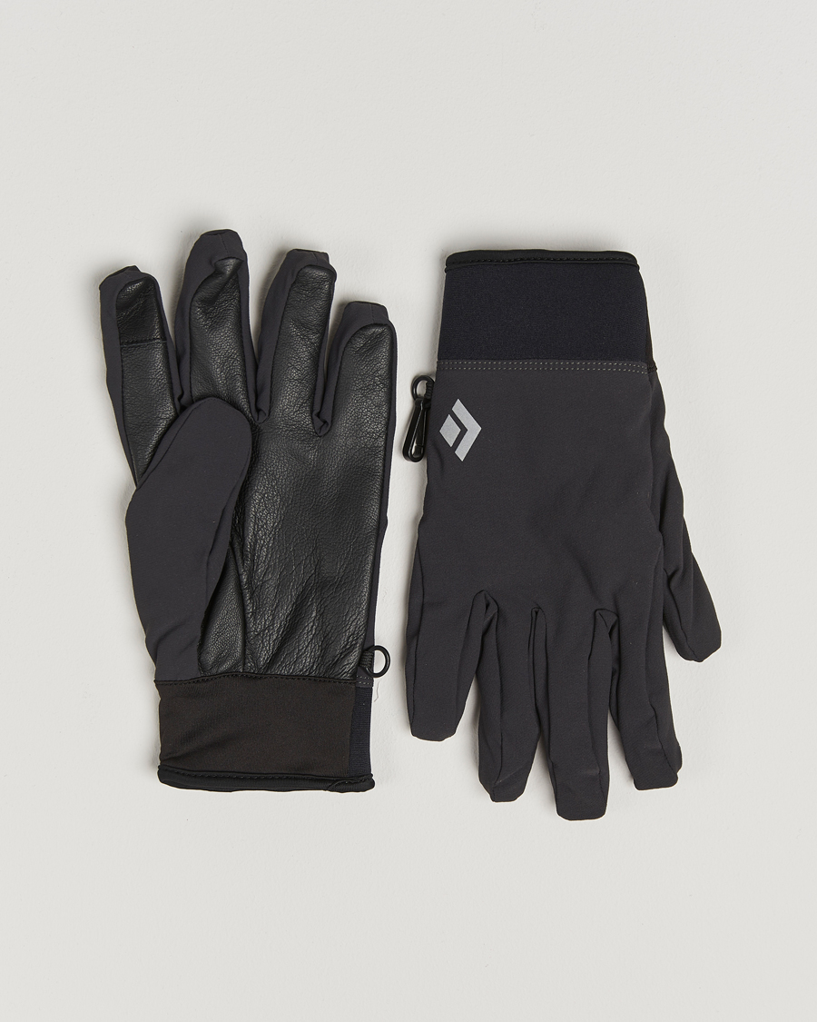 Black Diamond Midweight Softshell Gloves Smoke
