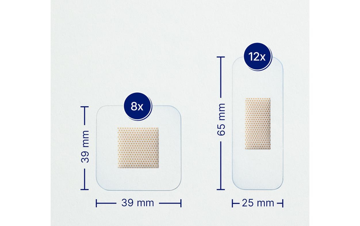 Wundpflaster Aqua Protect 20 Stück100% Wasserdichtes Pflaster
