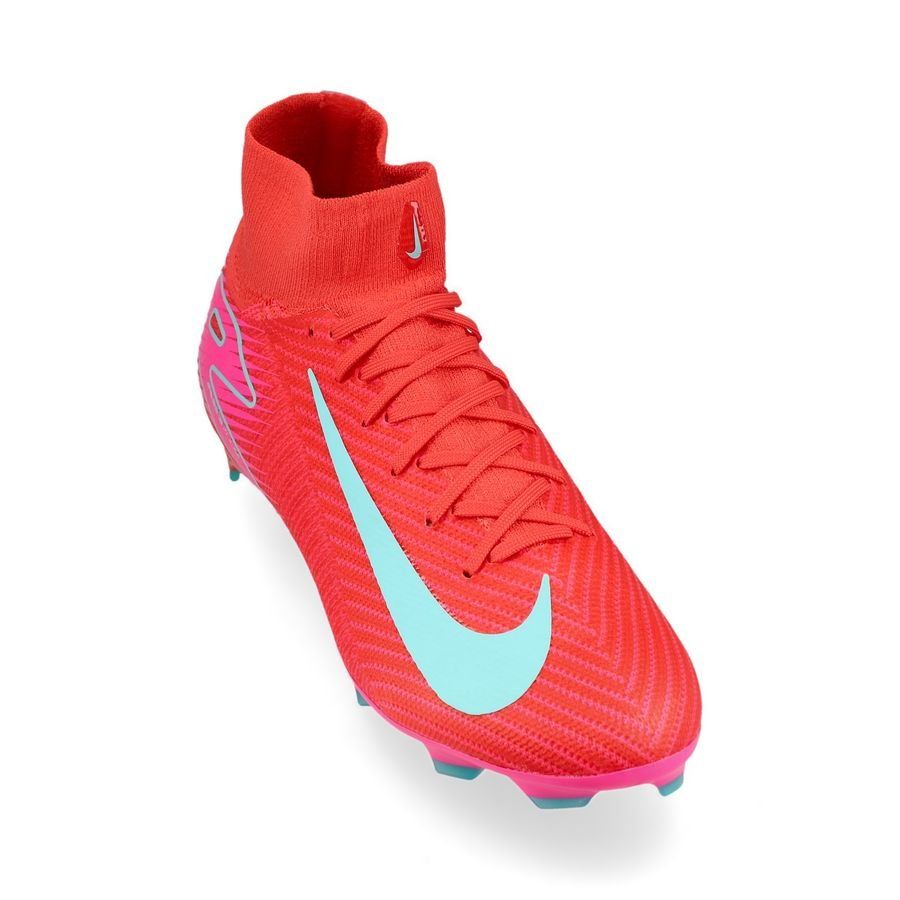 Nike Air Zoom Mercurial Superfly 10 Pro FG Mad Energy - Rouge/Vert