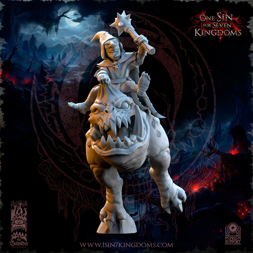 The Beholder Miniatures - Gobelins - Chevaucheurs de Kavehorrors