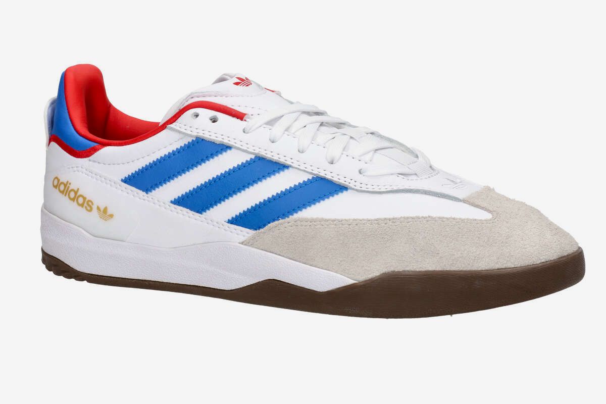adidas Skateboarding Copa Nationale Schuh (white bluebird scarlet)