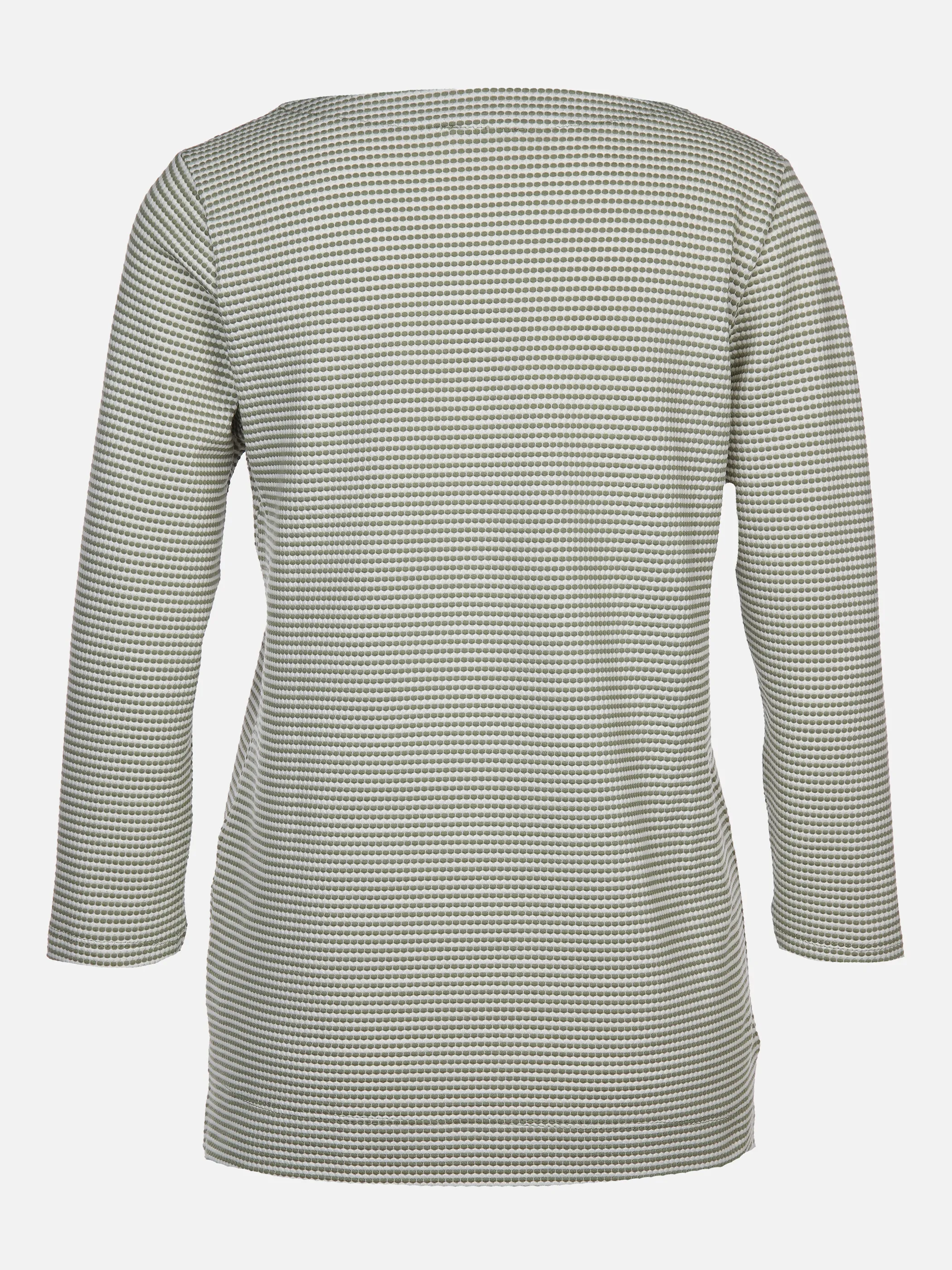 Damen Wabenstrukturshirt mit Streifen