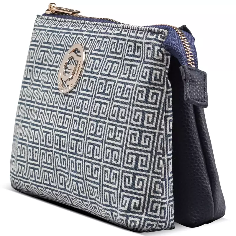 Gillian Jones Cosmetics Bag - Santorini Print 10027-13