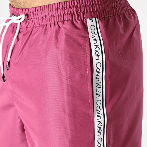 Short De Bain A Bandes Medium Drawstring 0810 Violet