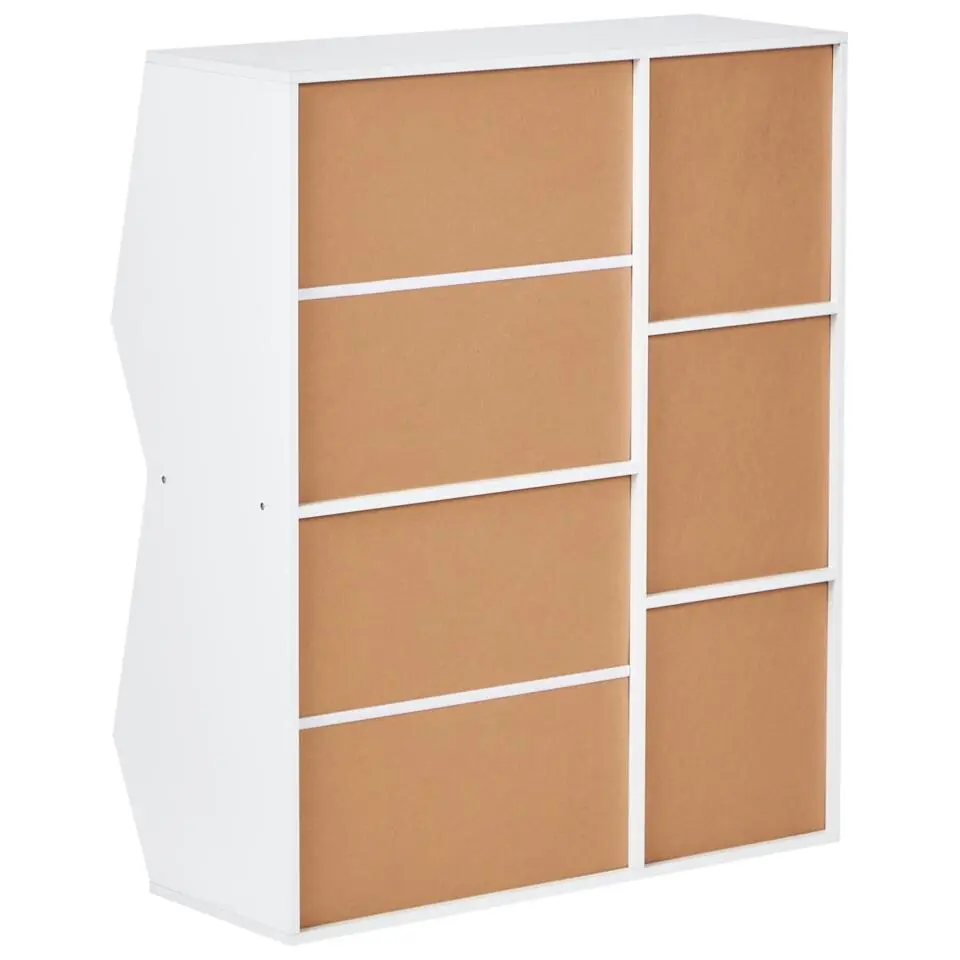 DARLOT - Boekenkast - Lichtblauw - Vezelplaat