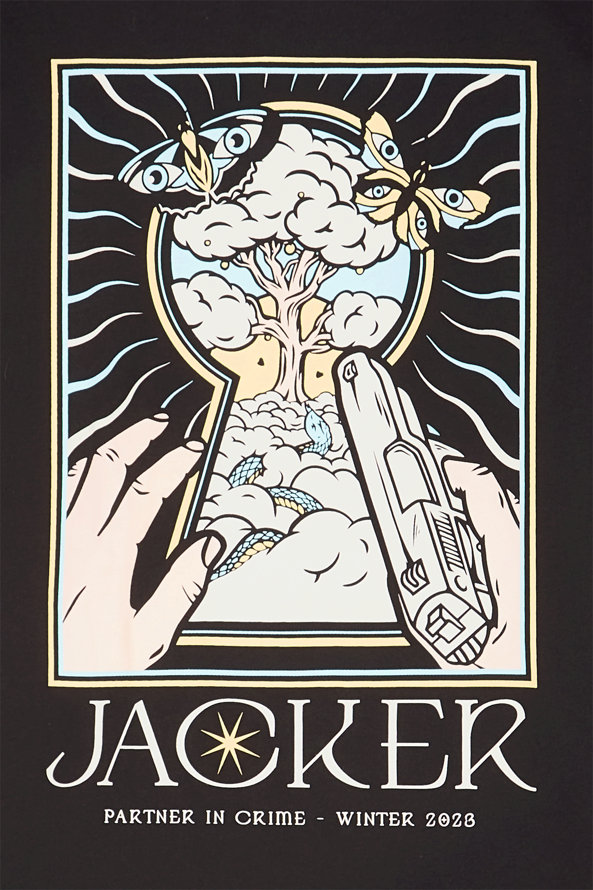 JACKER T-shirt  Paradise Noir