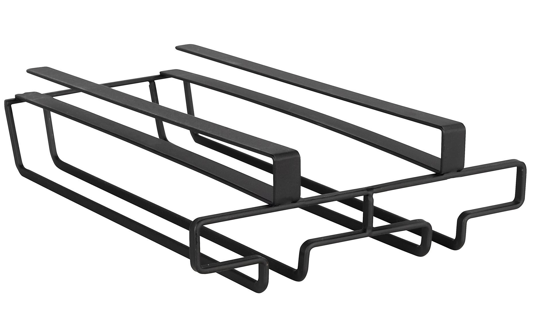 Schrankeinbau Gläserhalter Für 6 Tassen SchwarzGläserhaken