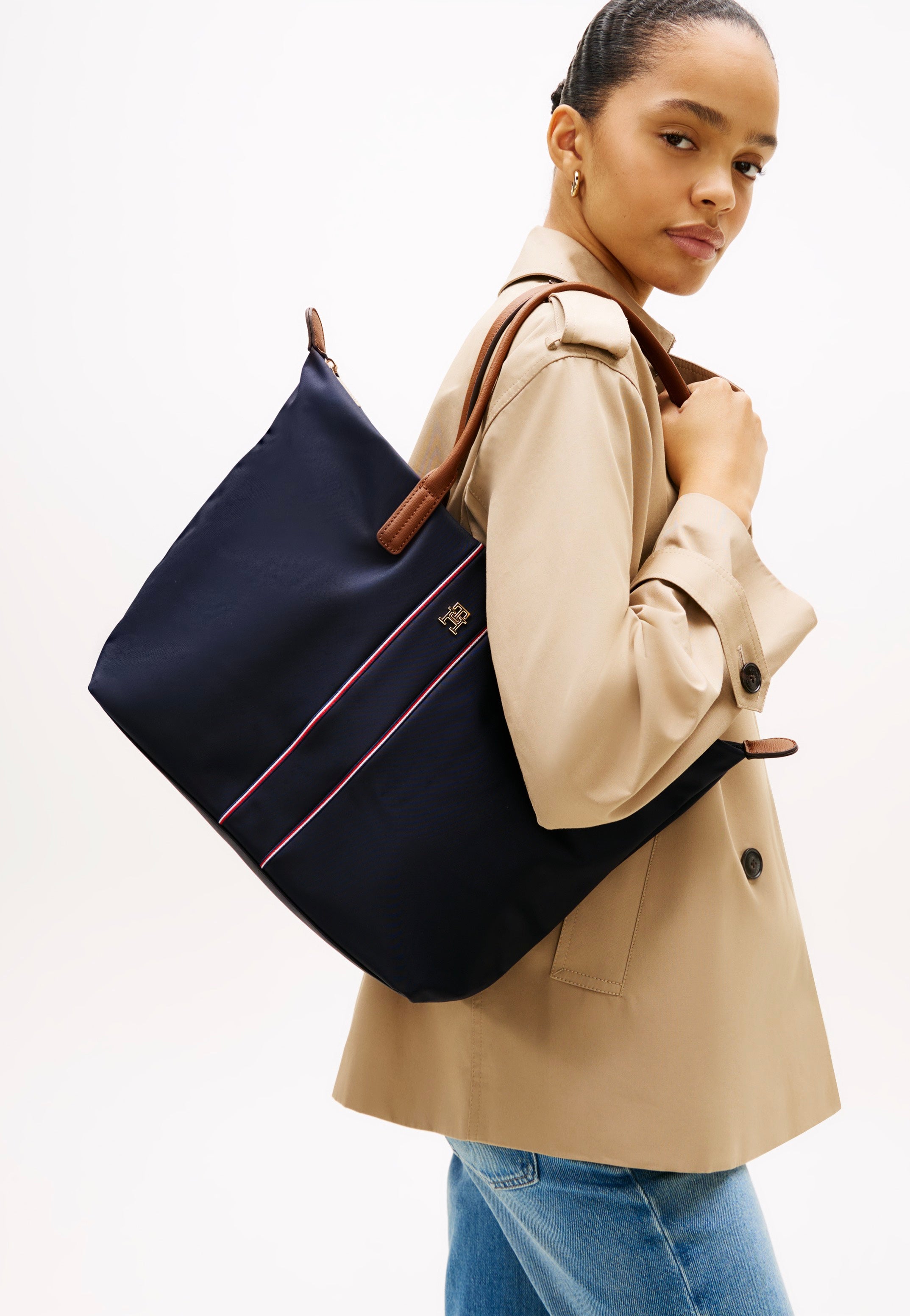 Popette Tote Corp Space Blue Corp - Tote Bag