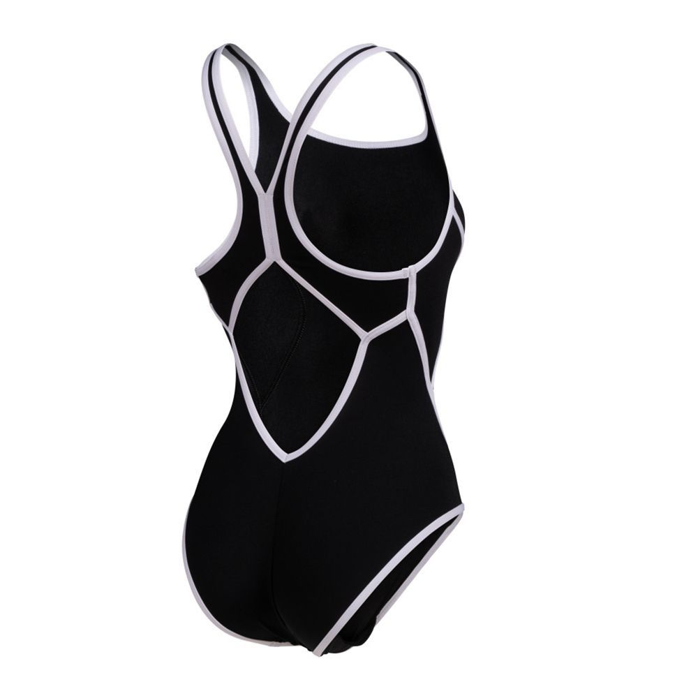 Arena PRO FILE V BACK - Maillot de bain 1 pièce Femme black/white