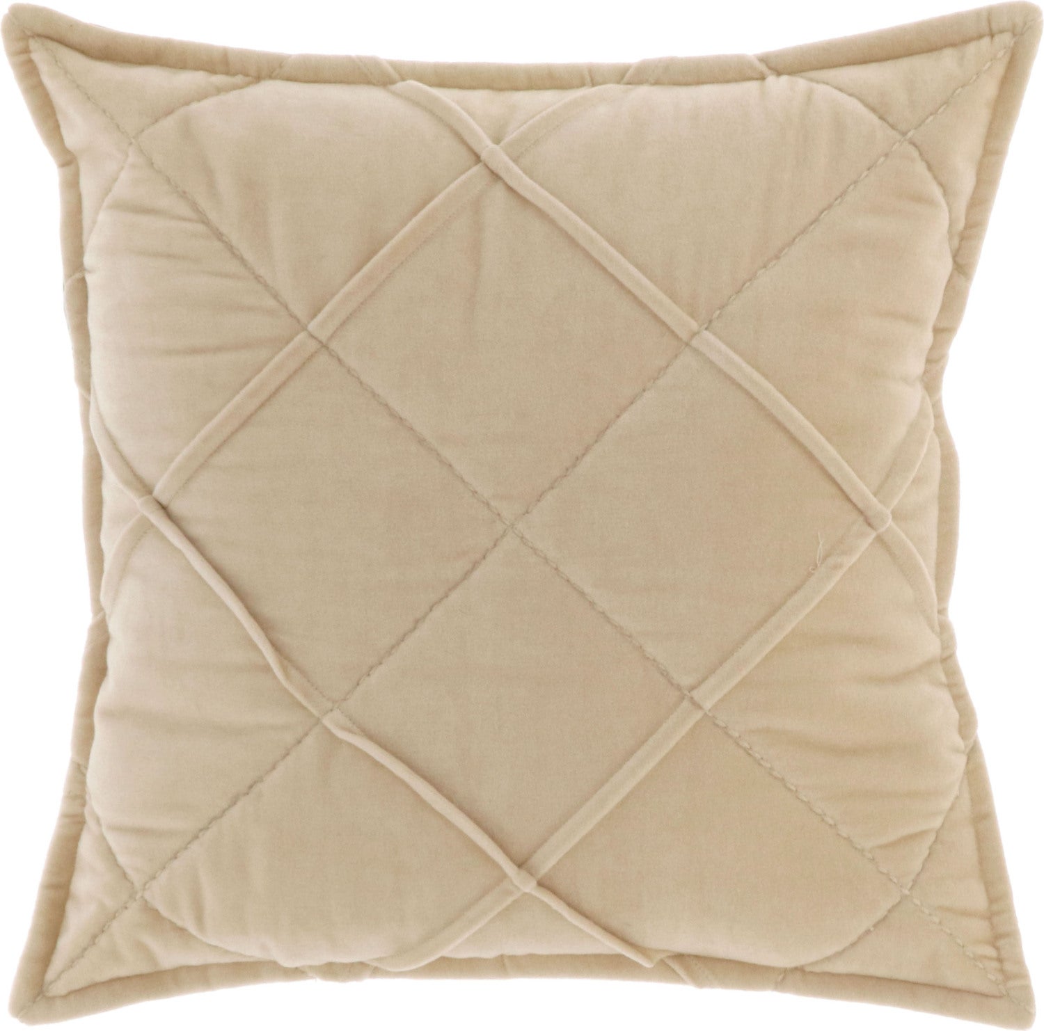Unique Living sierkussen Doutzen crème lijnen 45 x 45 cm