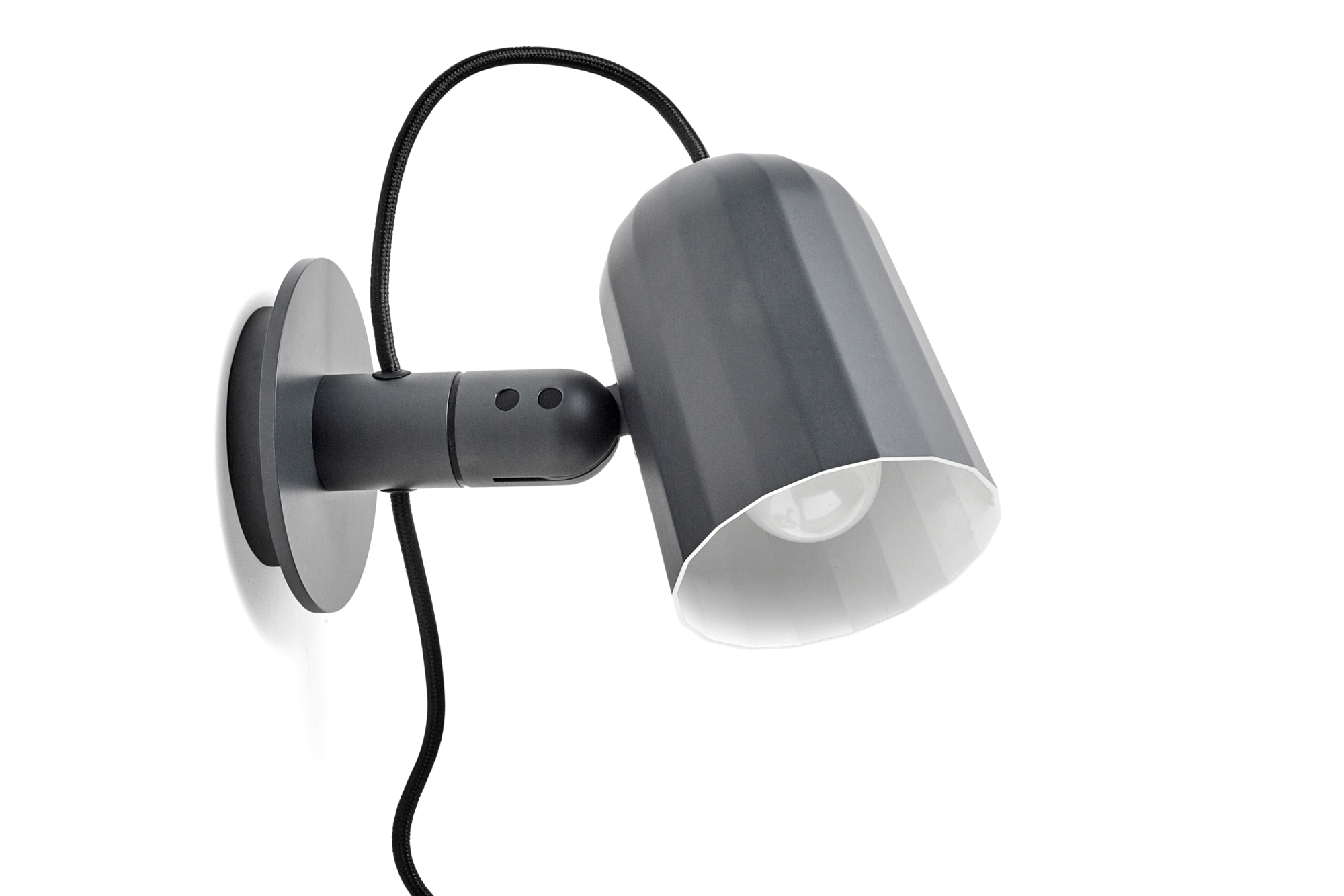 Wandlamp Noc dark grey