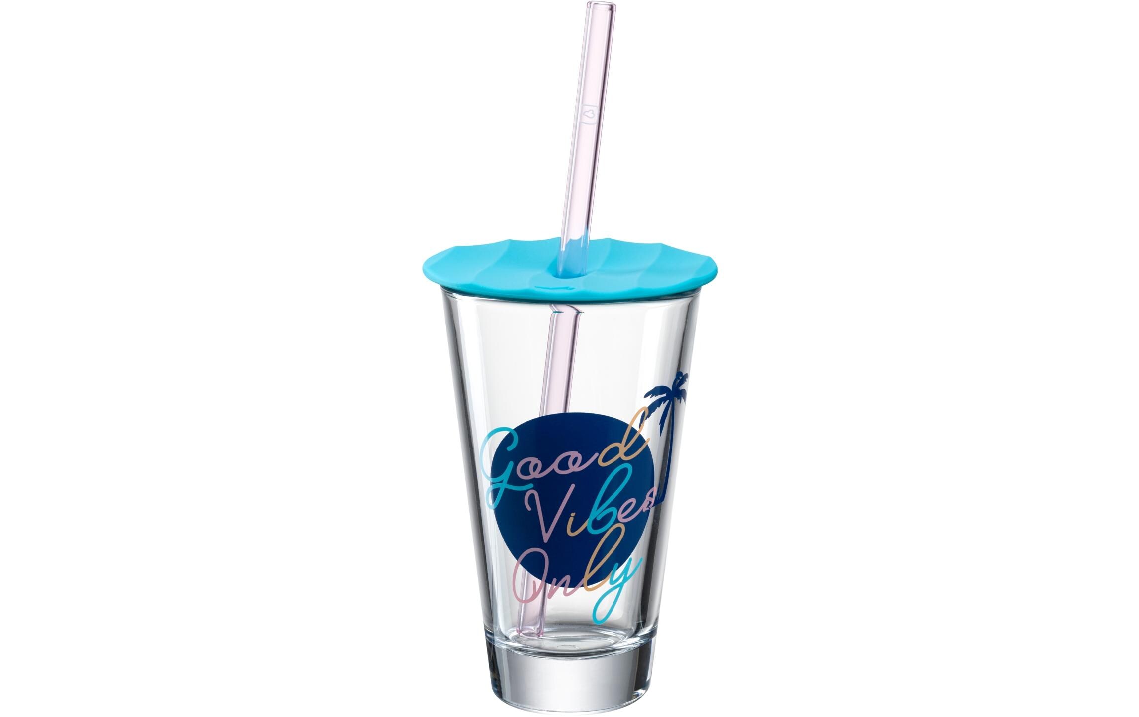 Trinkglas Amalfi Good vibes 300 ml, 1 Stück, TransparentTrinkglas Set