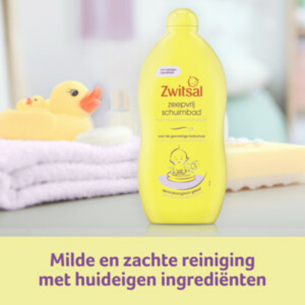 6x Zwitsal Zeepvrij Schuimbad 700 ml